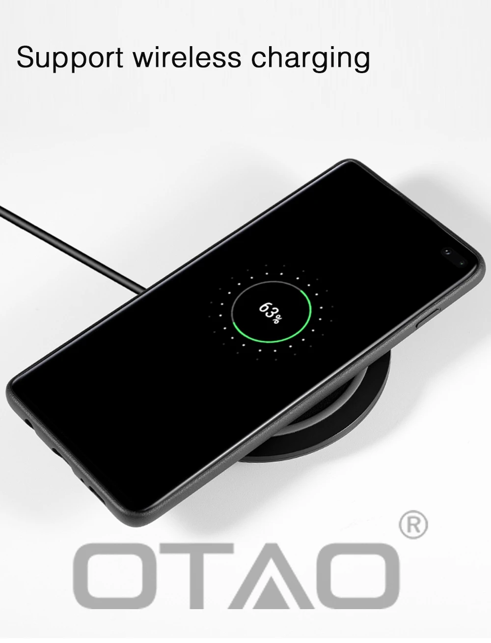 Ультратонкий сетчатый чехол для телефона OTAO для samsung Galaxy S9 S10 Plus S10 Lite Note 9, мягкий чехол s, кожаный чехол с тканым узором