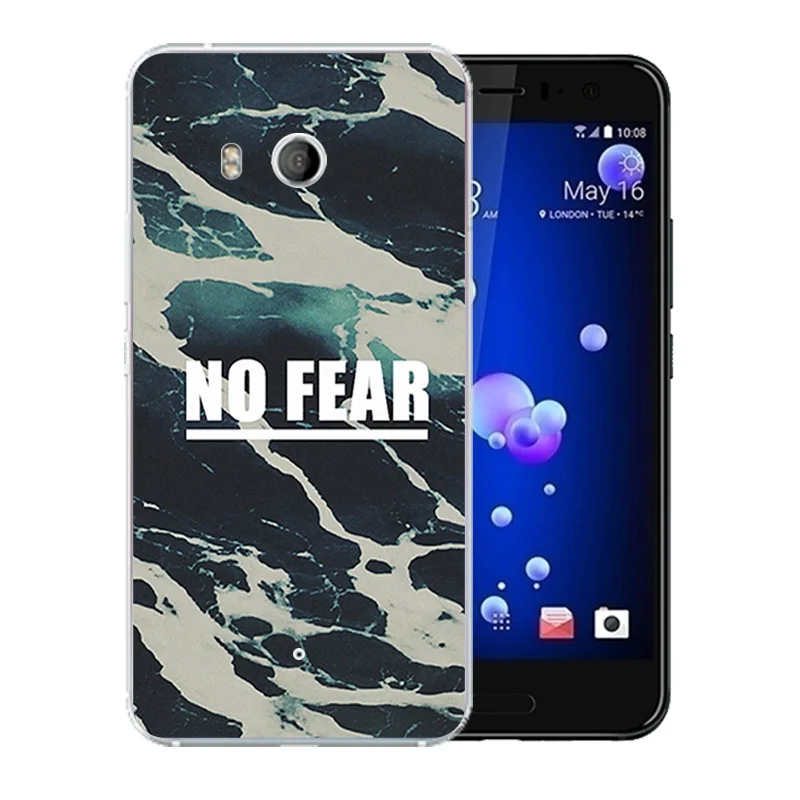 Модный чехол для HTC U11 силиконовый цветной с каменным узором телефона резиновая