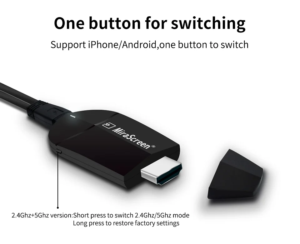 Mirascreen k6-5Ghz tv Dongle двухдиапазонный 2,4 ГГц 5,8 ГГц 4 к HD WiFi Miracast Airplay DLNA tv Stick 4 к HD EZCast WiFi Дисплей dongle