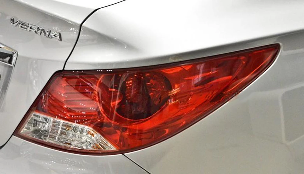 Для hyundai Verna/Solaris 2010 2011 2012 2013 комплект для освещения автомобиля задний фонарь сигнала поворота фонарь стоп-сигнала Предупреждение переднего бампера