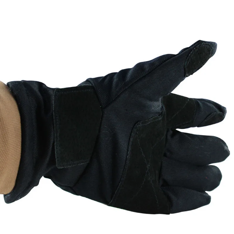 

Fireman Gloves Wear-Resistance Non-Slip Thicken Fire Proof Gloves Reflective Strap Fire Resistant Gloves for Firefighter