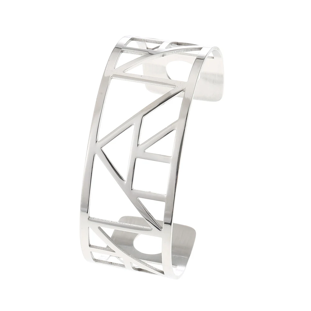 BC0050701 Cremo DIY Ювелирные изделия из нержавеющей стали браслеты Египет и браслеты для женщин Пирамида Сменные реверсивные кожаный ремешок - Окраска металла: BC0050701