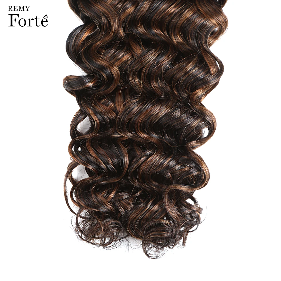 Волосы Remy Forte для наращивания спиральные волнистые пряди натуральные волосы P1B/33