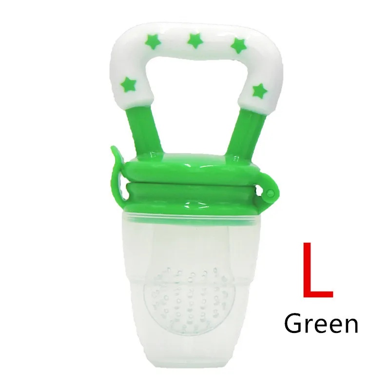 Green L Уход за полостью рта 4-12 м 1 шт. детский грызунок для девочки Соска-фрукт еда Mordedor укус Силиконовые Прорезыватели безопасность Фидер укус еда соска Прорезыватель - Цвет: Green L