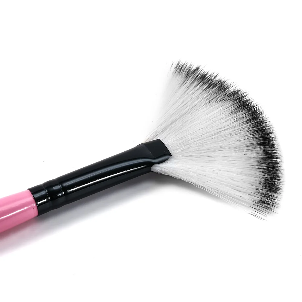 Супер мягкий Pro Face простой фундамент Косметика Make Up Pincel порошок контур кисть