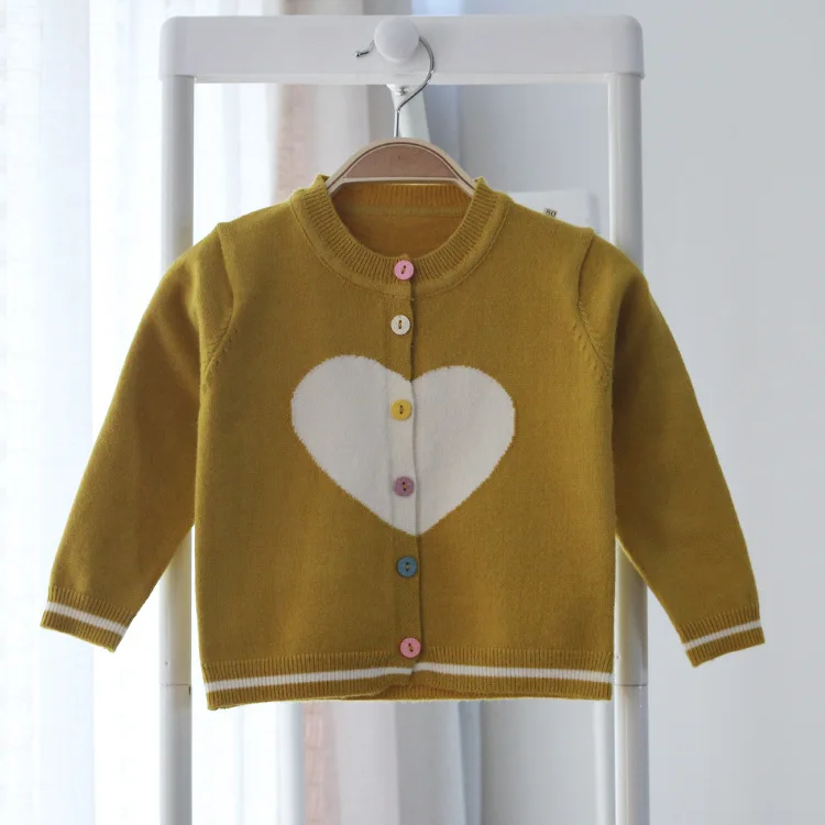 Свитер для маленьких девочек Вязаные свитера Детский свитер кардиган мальчиков
