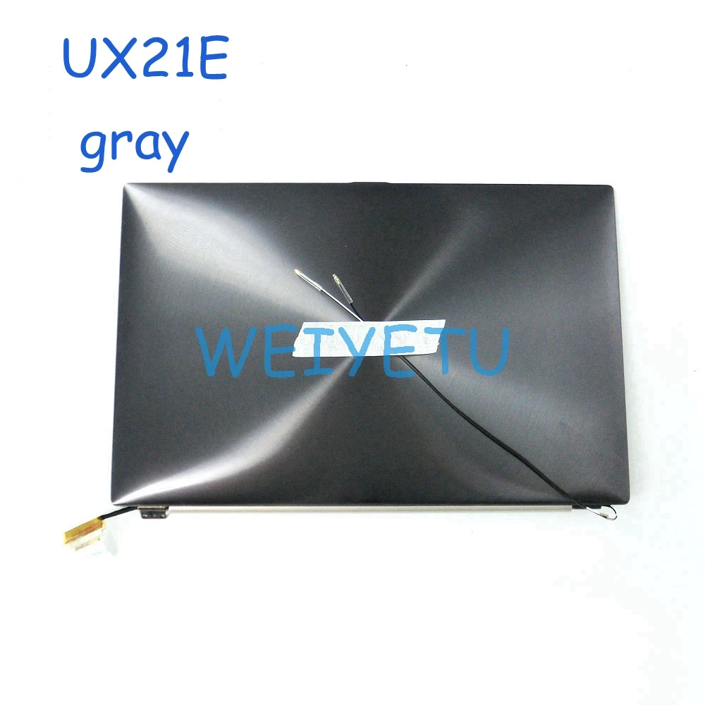 

ЖК-экран с дигитайзером для ноутбука Asus UX21 UX21E, с рамкой, 11,6 дюйма, 1366*768, металлический экран/золото, 100% тестирование, хорошая работа