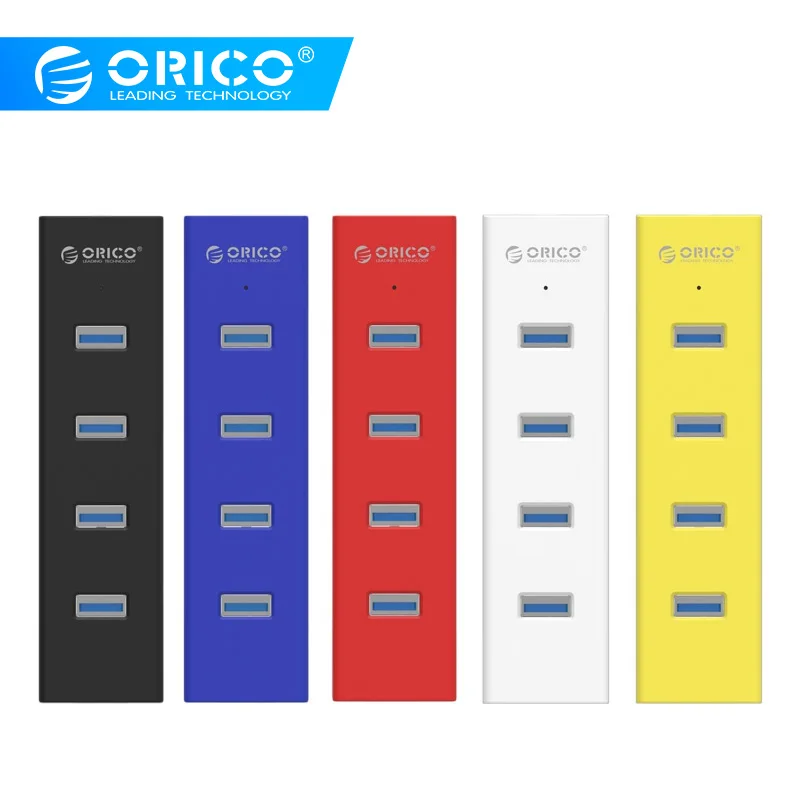 Новый портативный концентратор USB 3 0 ORICO H4013 U3 V1 4 порта для ноутбука/ультрабука