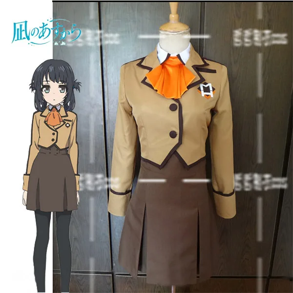 

Горячий аниме Nagi no Asu Kara Shiodome Miuna Косплей Костюм модная школьная форма костюм для женщин полный комплект на заказ любой размер