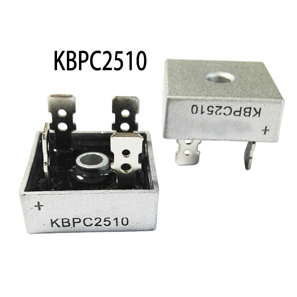 1 шт. KBPC2510 2510 25A 1000 в фазы диодный мост выпрямитель новое и оригинальное