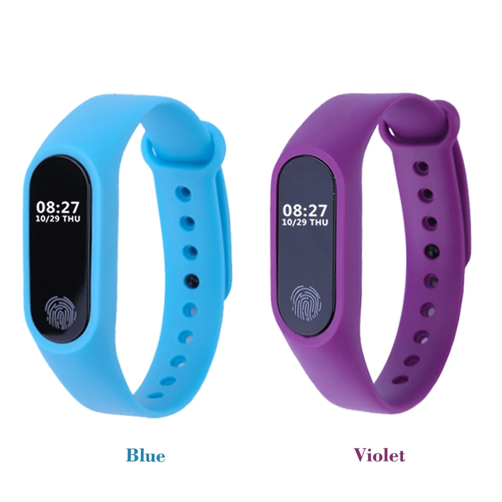 2 шт. Smart Band M2 Bluetooth браслет монитор сердечного ритма Smartband Фитнес трекер Шагомер