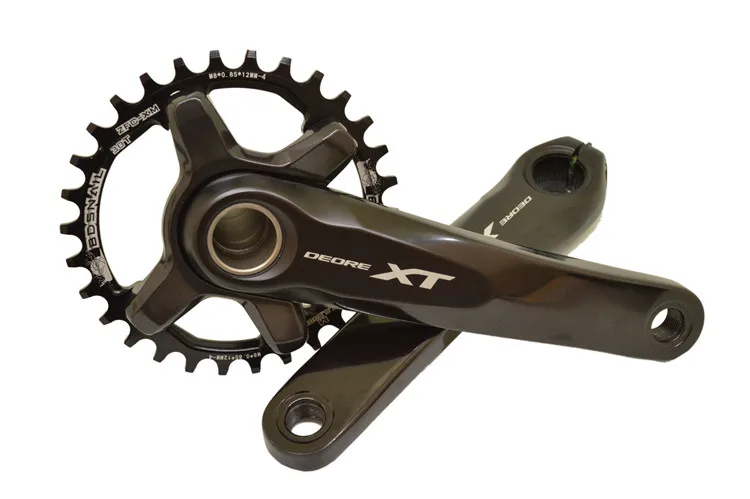 2017 SNAIL Al 7075 CNC 96BCD Mtb велосипед шатун широкая узкая цепь для SHIMANO XT M8000/SLX M7000