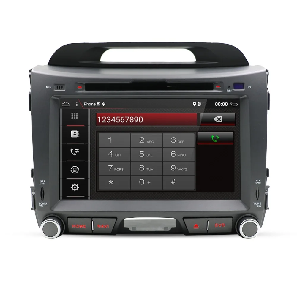 Android 7 1 автомобильный Радио dvd плеер gps навигация Авторадио Bluetooth Wifi USB AUX DAB для Kia