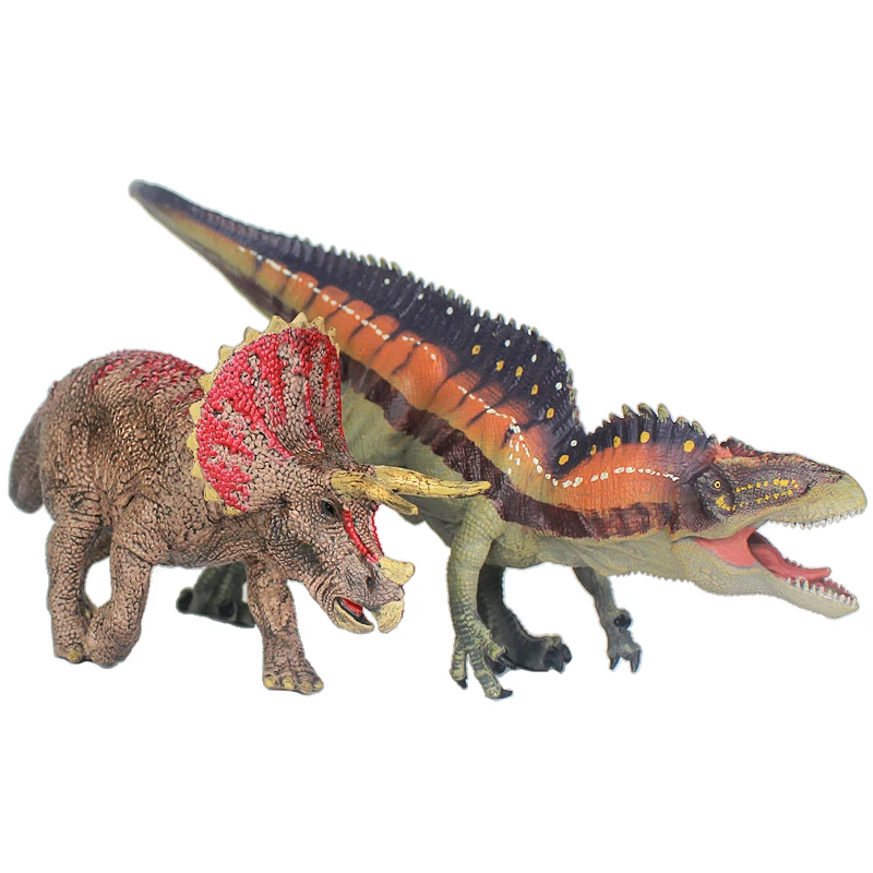 Высокое качество Юрского периода Tyrannosaurus Rex Triceratops Acrocanthosaurus динозавр игрушечные