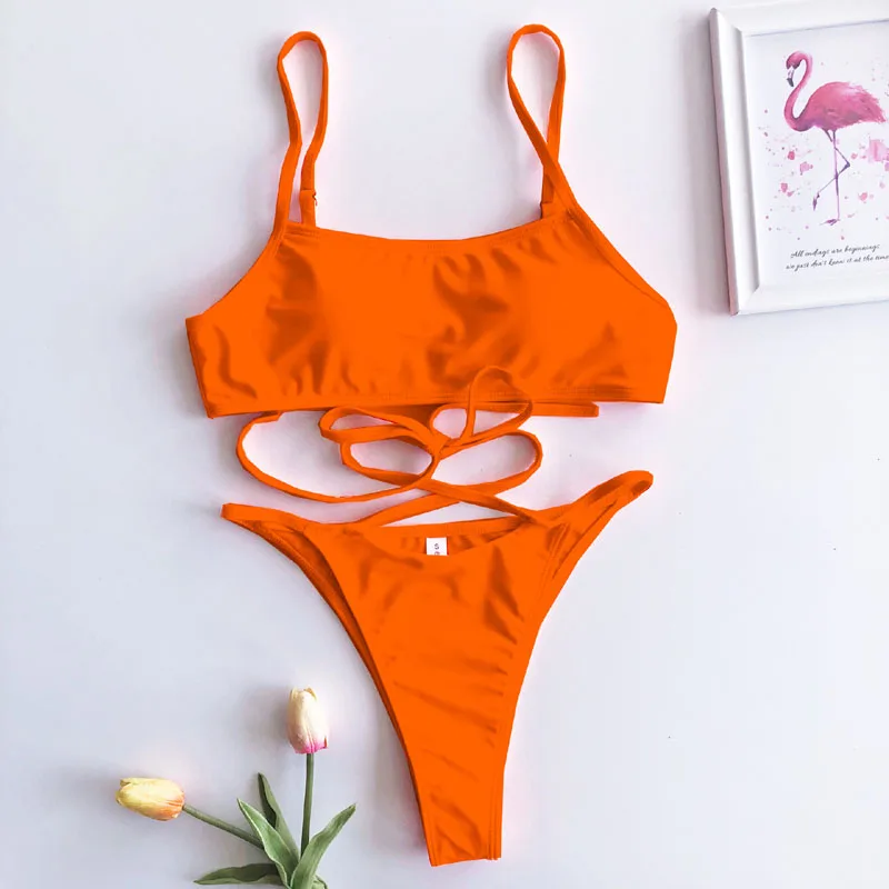 Купальник женский леопардовое бикини с высокой талией|Купальники| |