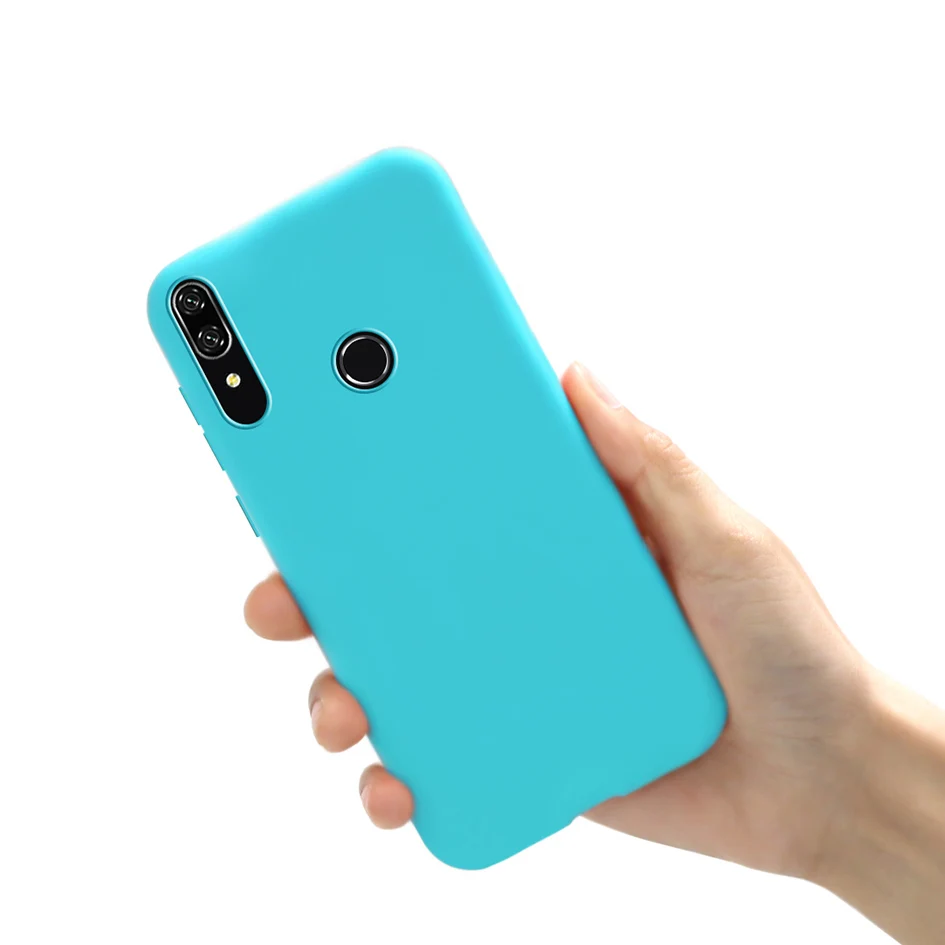 Чехол для Huawei P Smart Z силиконовый чехол с защитой от отпечатков пальцев мягкий