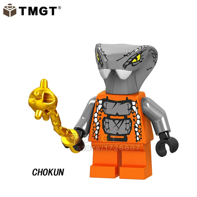 Одиночная Ninja Slithraa Snike Chokun Snappa Wu Shark Army Jelly четыре глаза Garmadon строительные блоки Подарочная игрушка для детей
