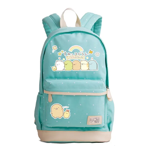 6 Kawaii sumikkourashi холщовые школьные сумки милые женские розовые рюкзаки Mochila Feminina девочки походный рюкзак для ноутбука рюкзак - Цвет: 6