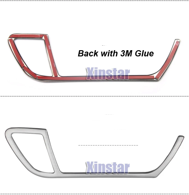 4 шт. нержавеющая сталь салона автомобиля украшение для дверной ручки для audi A4 A5