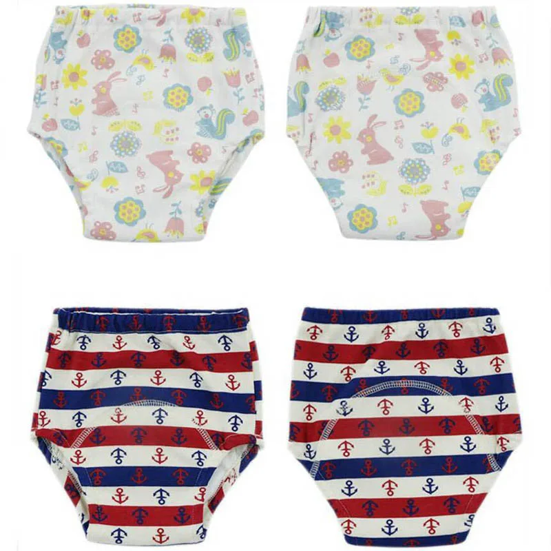 5 шт./лот хлопковые детские тренировочные брюки для горшка многоразовые тканевые