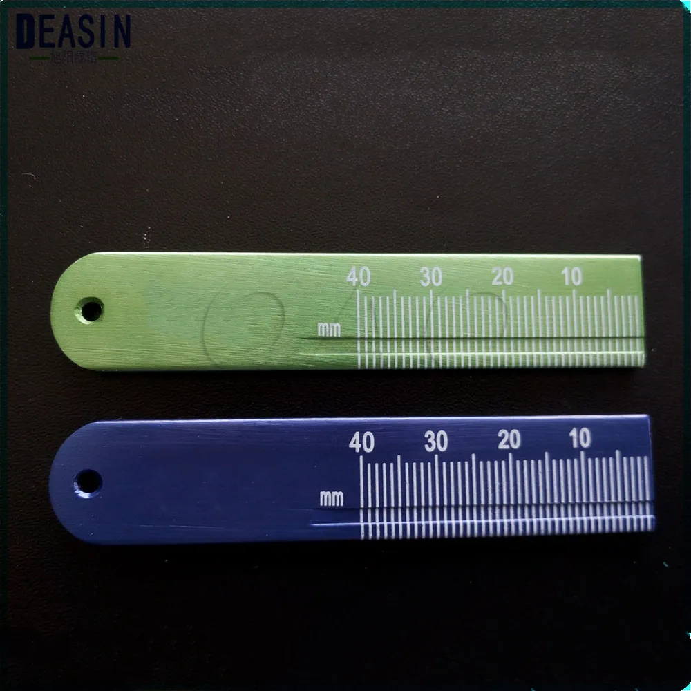 

2018 Deasin 10 Pc Teeth Whitening Dental Endo Rulers Span Measure Scale Endodontic made in ALUMINIUM