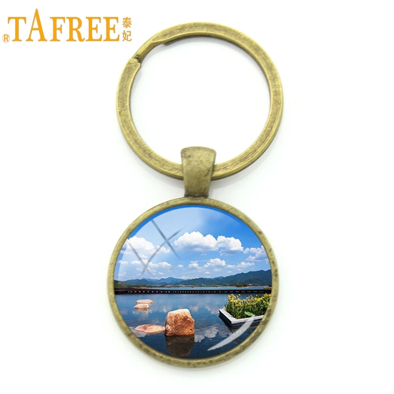 Брелок для ключей TAFREE с изображением тысячи островов и озера | Украшения