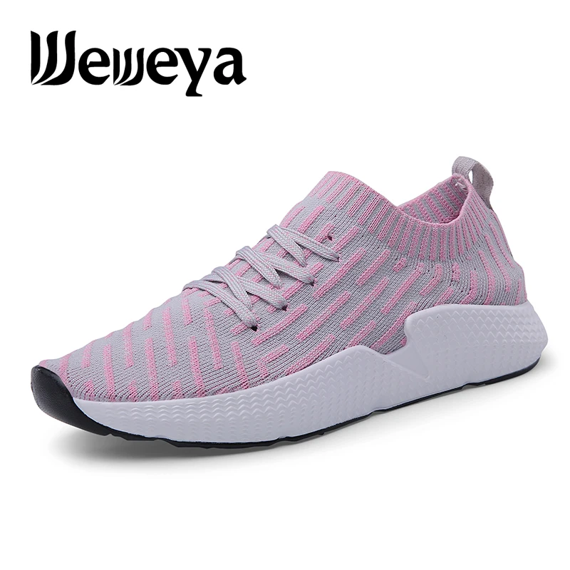 Weweya Новые Unisex кроссовки для Для женщин мужчин носок легкие дышащие спортивные