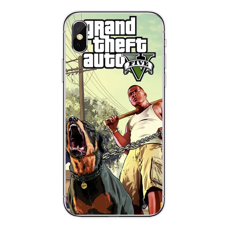 Rockstar gta 5 Grand Theft Новое поступление мягкий чехол для телефона из ТПУ iPhone 11 11pro MAX 8 7 Plus