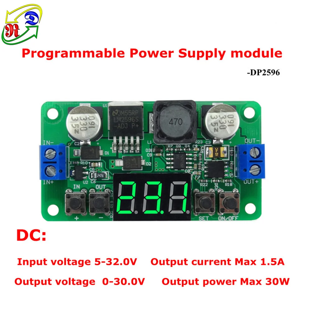 RD LM2596 постоянной Напряжение Шаг вниз программируемый Питание понижающий