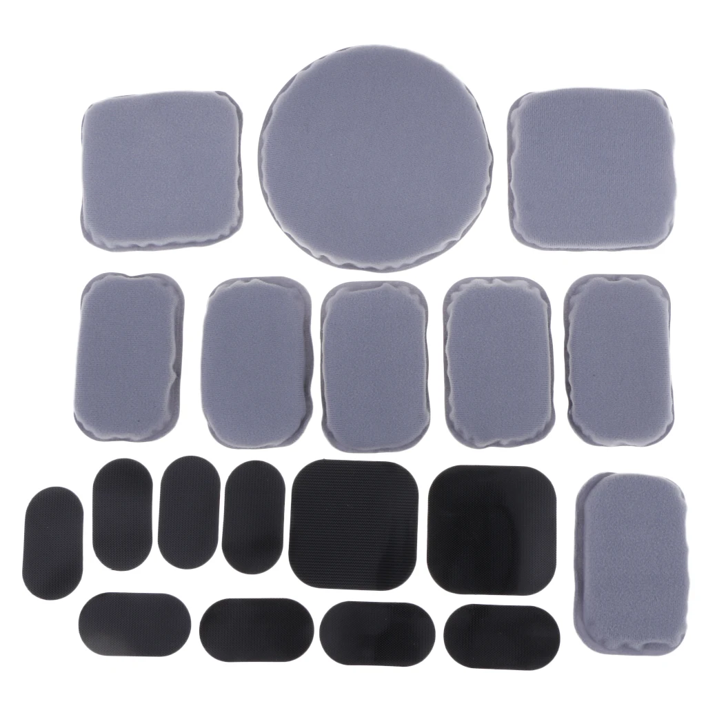 1 Set 19 Pcs Universal Comfort Replace Foam Pads Padding Accessories Kits For Fast Helmet Mich/ACH/USMC/PASGT Style | Спорт и