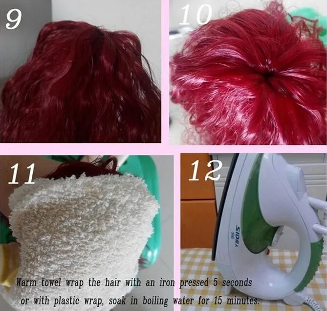 25CM brown coffee black natural color OD BD fabric doll wig straight thick hair for 1/3 1/4 1/6 BJD diy Acessory | Игрушки и хобби