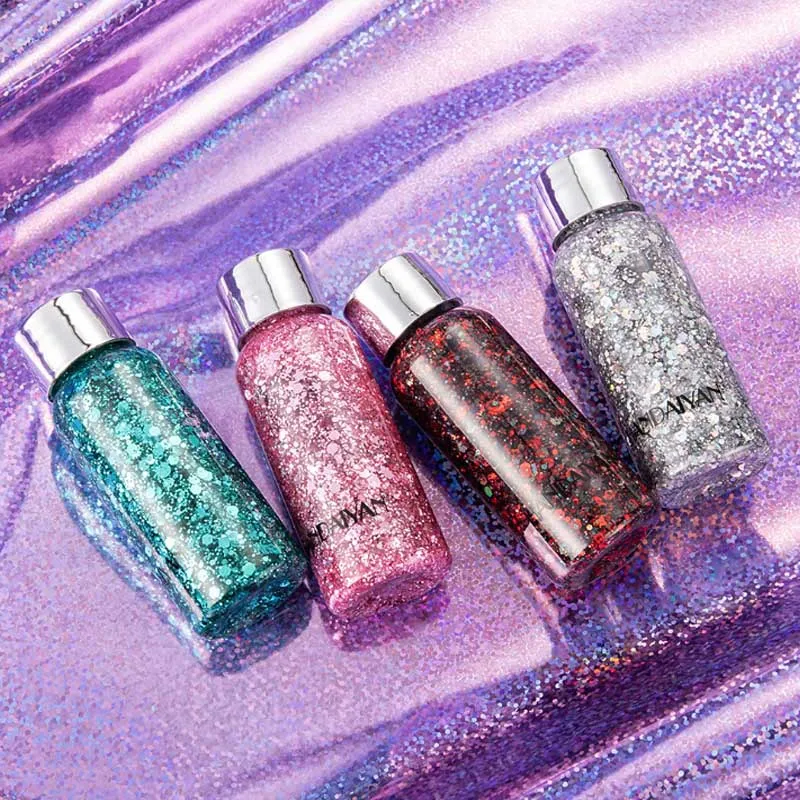 Dazzle цвет поляризационные светлые волосы блеск для лица вспышка крем для тела гели блестки лосьон для тела с эффектом сияния макияж невесты сценический макияж
