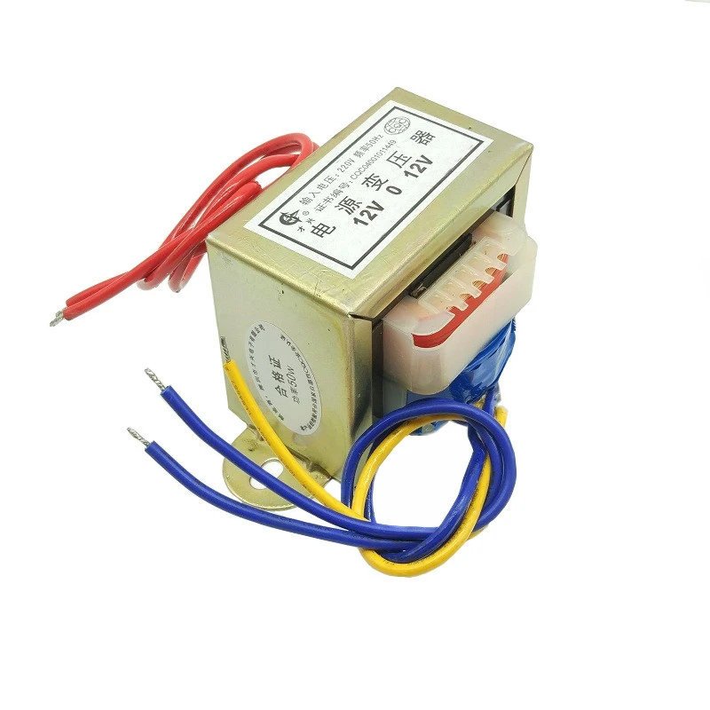 EI66X36 50 Вт силовой трансформатор 220 В Гц вход двойной выход 2x 6 В/2x 9 В/2x1 2 5 8 в/2x24
