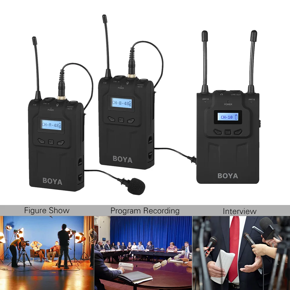 Condenser Conference Handheld Omnidirectional Microphone Wireless 2 Transmitter 1 Receiver system | Электроника