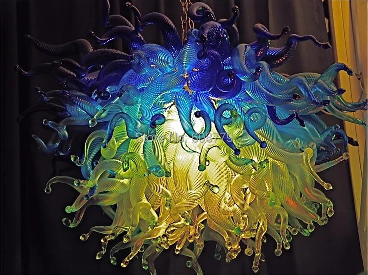 

Free Shipping Home Lighting Large Murano Glass Chandelier