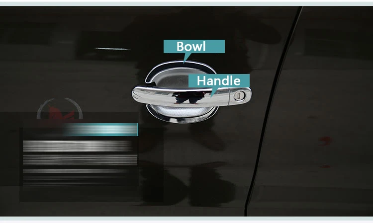 For VW Beetle 2012-2017 Chrome Door Handle Covers Trim Set of 2Pcs Volkswagen New Car Accessories Styling 2013 2014 | Автомобили и