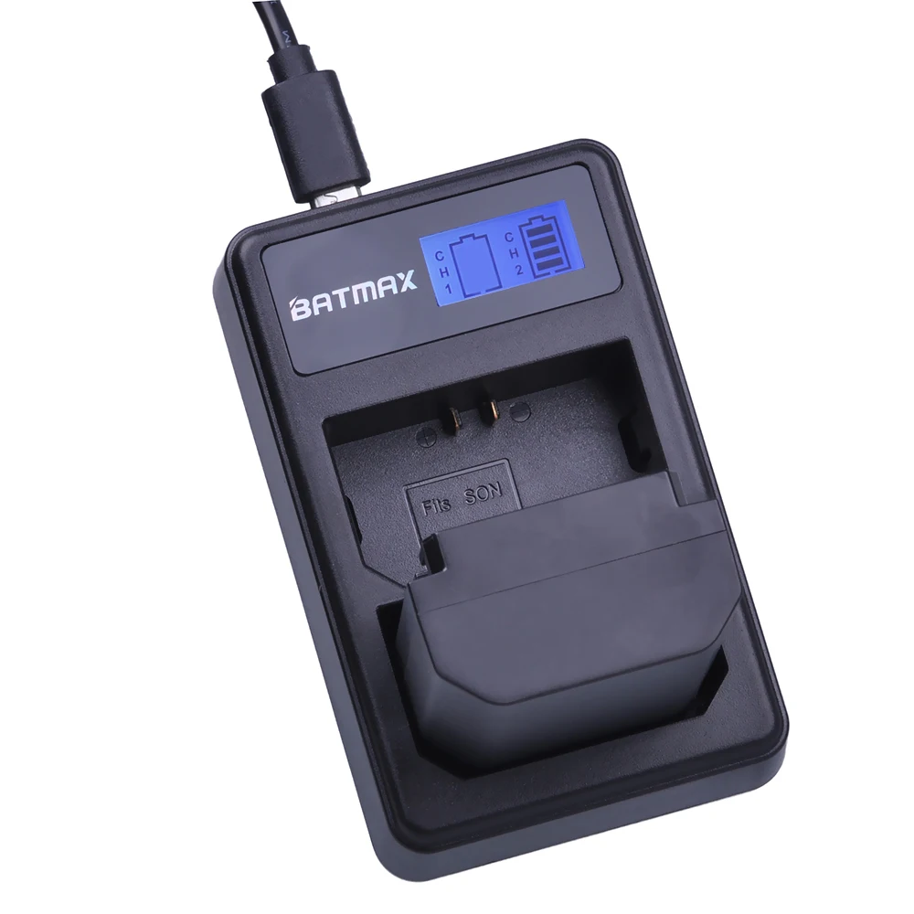 2pc NP-FZ100 NP FZ100 Camera Battery+LCD Dual USB Charger+AC Adapter for Sony NPFZ100 Alpha9 A9 Alpha9R A9R | Электроника