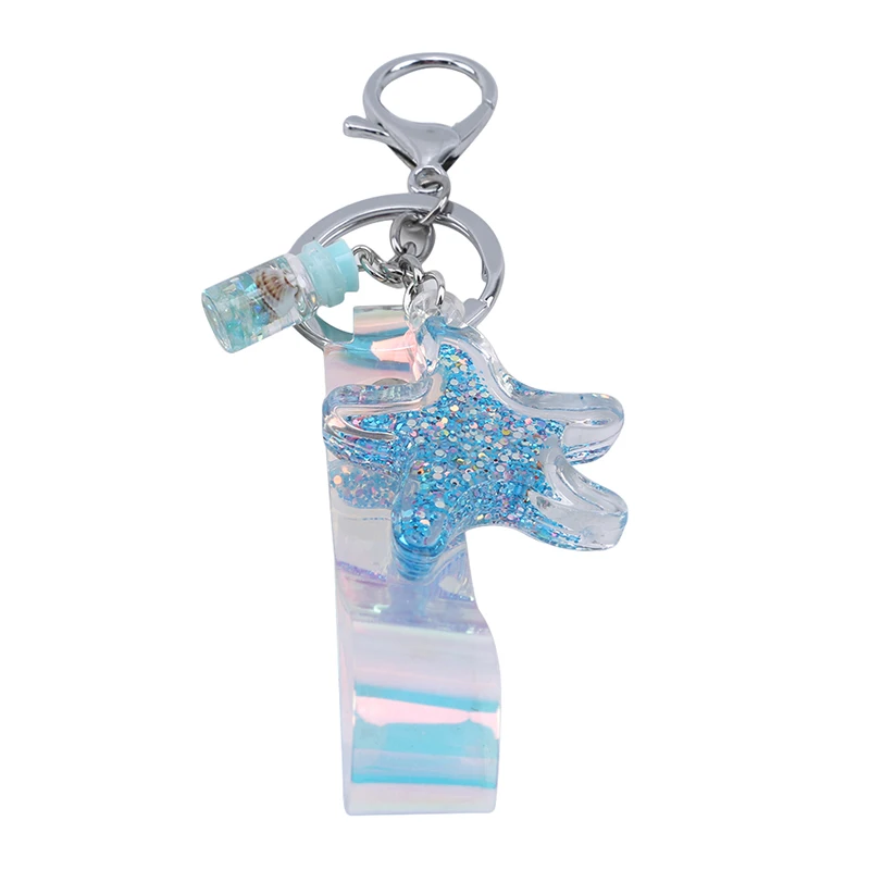 Мультяшный милый Кристалл пентаграмма ключ кулон DIY сумка Модные аксессуары для