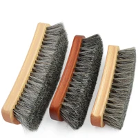 superior horsehair brush shoe brush suede soft fur shoes cleaning and dust removal tools