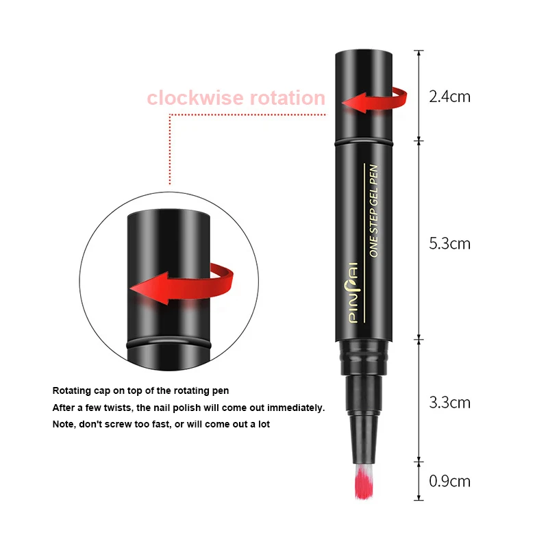 3 в 1 лак для ногтей ручка блеск один шаг Гибридный 12 цветов УФ Гель-лак