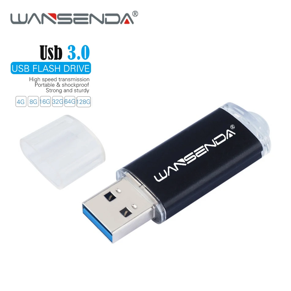 Флеш накопитель WANSENDA флеш USB 3 0 256 ГБ 128 32 64 16 быстрая скорость флешка 4 8 Гб|8gb pendrive|16gb