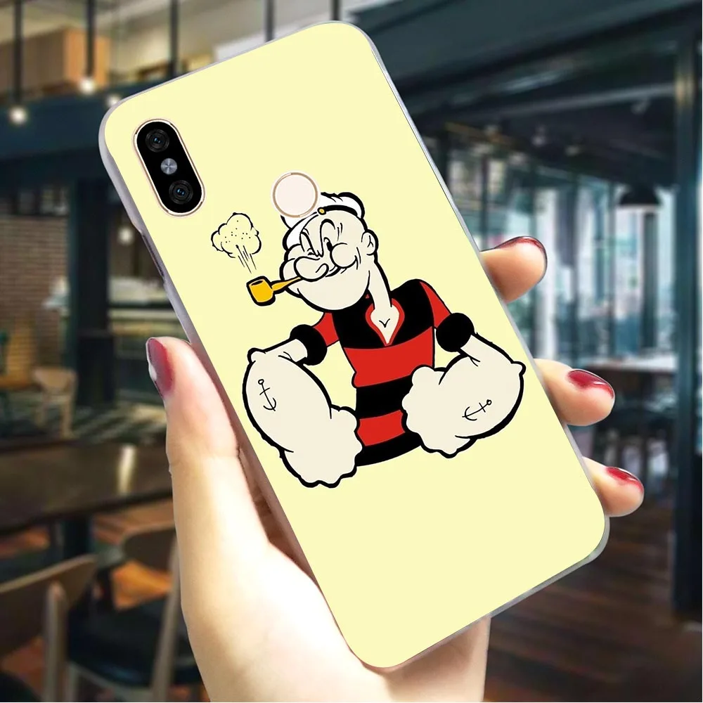 Пластиковый чехол для телефона Xiaomi Redmi Note3 3pro Popeye, чехол для Redmi Note 6, чехлы 5 Pro 4A 5 Plus 5A Prime 4X 6A - Цвет: K0570708
