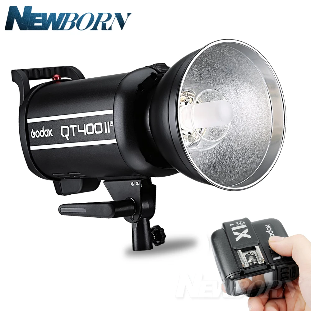 Godox QT400II 400WS GN65 1/8000s Высокоскоростная синхронизация вспышка стробоскоп со
