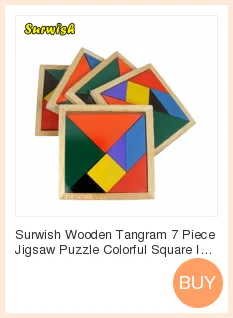 Три типа Tangram 6-Piece игра деревянная головоломка волшебный мозг тизер Развивающая игра для взрослых игры Braining тренировочные комплекты