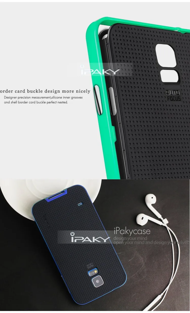 ipaky брендовый чехол для samsung galaxy S5, высококачественный силиконовый защитный чехол для телефона galaxy S5