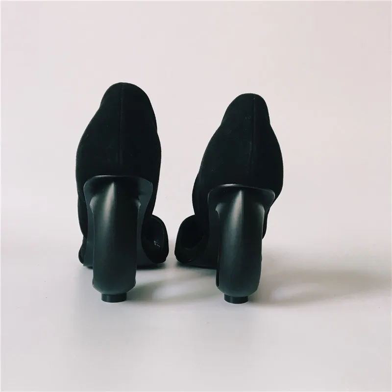 Туфли лодочки женские замшевые заостренный носок высокий каблук шпилька