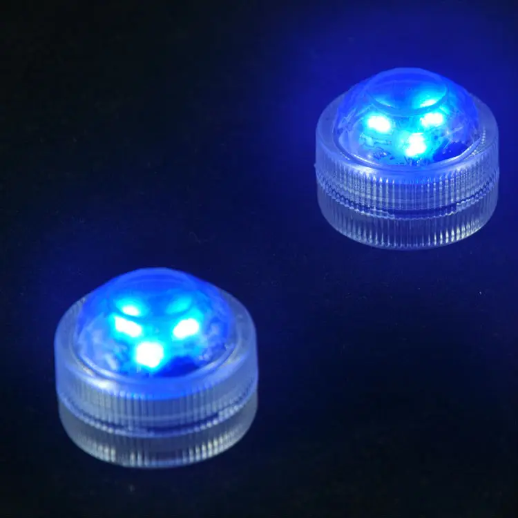 3smd тройной светодиодный погружной чайный светильник с дистанционным