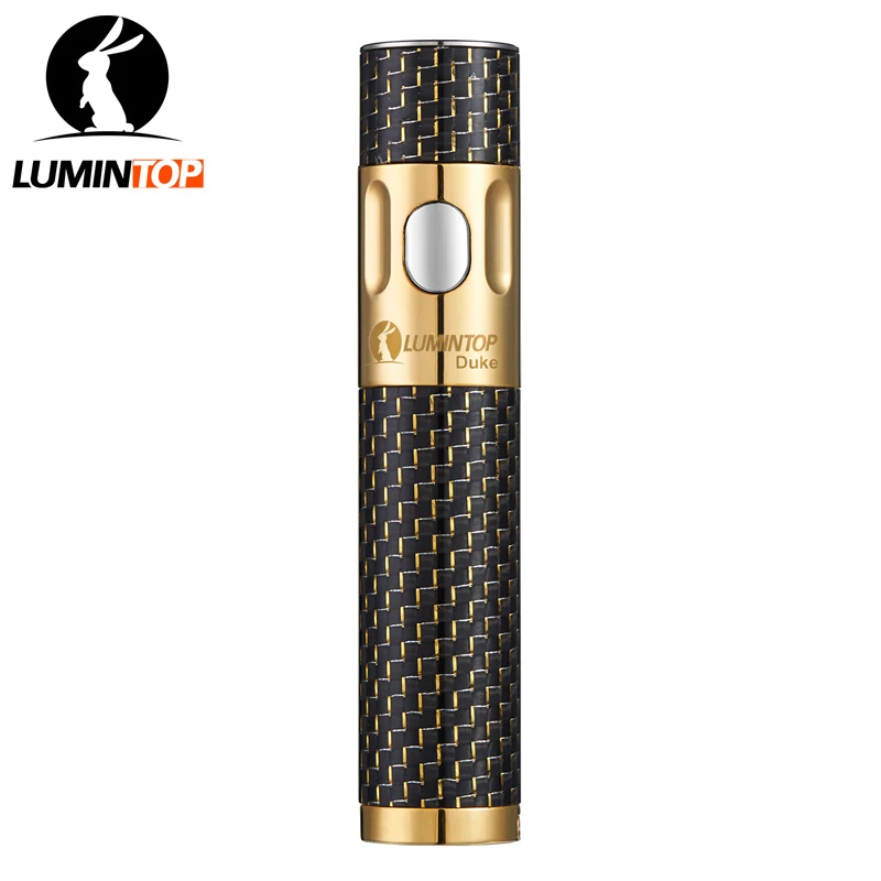 LUMINTOP Duke аккумуляторный фонарь из латуни + Премиум углеродного волокна материал