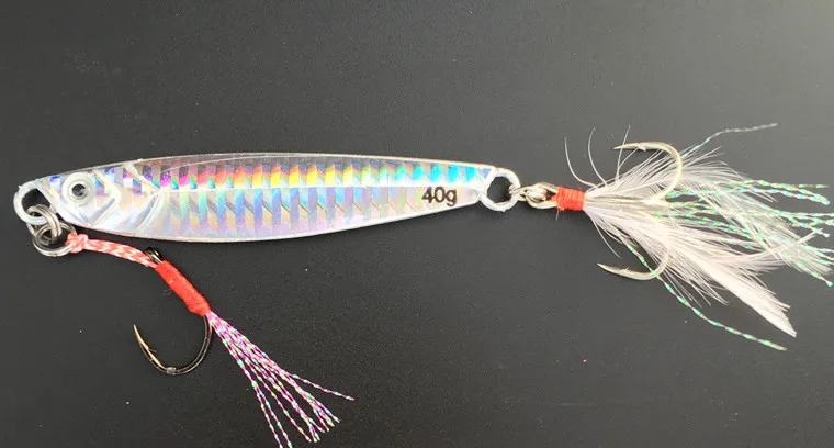 

Hot Sale 1 Pieces40g 80mmMetal Lure Fishing Spoon Freshwater Fishing Hard LureSliceJigBait Spoon Fishing Tackle Metal Jigging
