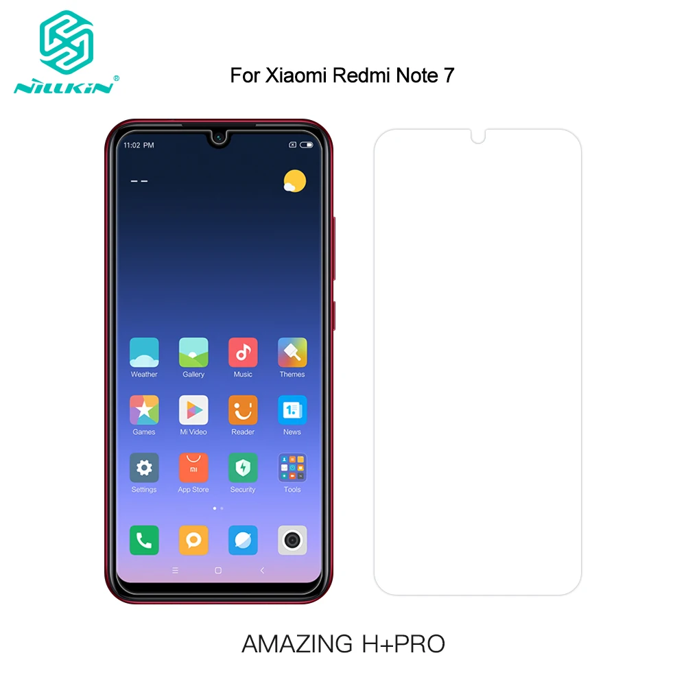 Закаленное стекло Nillkin для Xiaomi Redmi Note 7 Защита экрана для Redmi Note7 защитная пленка H+ PRO 9 H твердость
